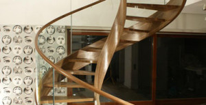Helical spiral staircase 382