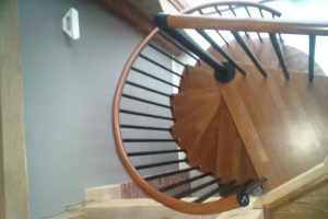 Modular spiral staircase beech treads Newark