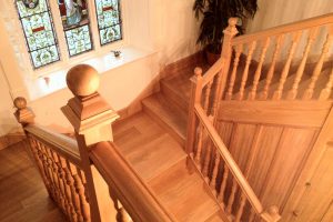Bespoke oak period staircase