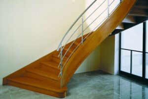 Designer contemporary oak staircase with nautical balustrade Designer contemporary oak staircase with nautical balustrade