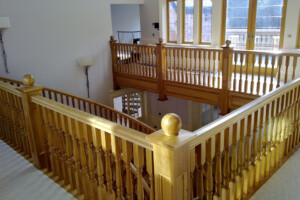 Oak feature staircase spindles all handcrafted London Oak feature staircase spindles all handcrafted London