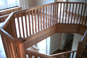 Oak staircase with feature period oak spindles handfinished with hardwax oil harrogate yorkshire1 Oak staircase with feature period oak spindles handfinished with hardwax oil harrogate yorkshire1